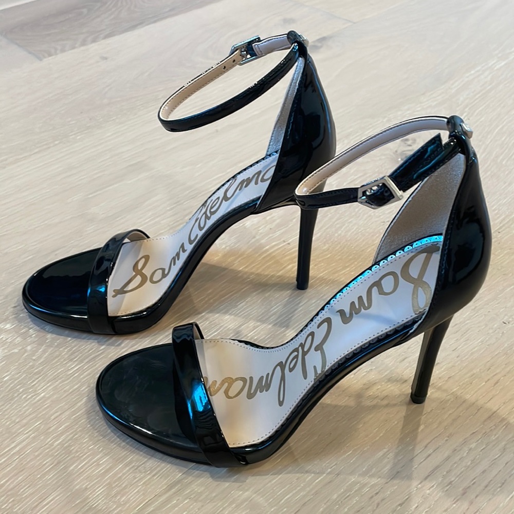 Sam Edelman size 8 Arielle Black Patent heels